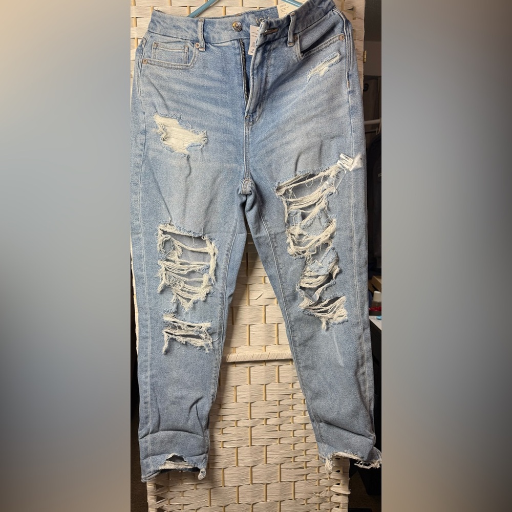 American Eagle Curvy Mom Jeans High Rise Size 4 (27W) NWT